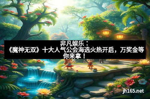 非凡娱乐:《魔神无双》十大人气公会海选火热开启,万奖金等你来拿!